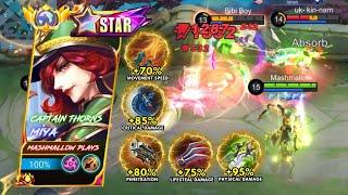 MIYA HYPER CARRY BUILD IS FINALLY HERE │ BUILD TOP 1 GLOBAL MIYA  MLBB