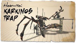 How to build a Karkinos Taming Trap v3  ARK Survival Evolved  Building Tips