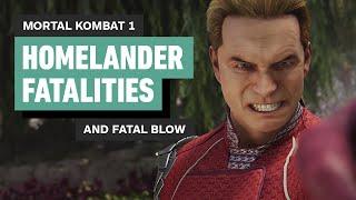 Mortal Kombat 1 - Homelander Fatalities and Fatal Blow 4K