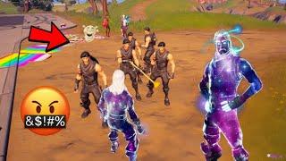 Galaxy Skin Vs 5 Rarest Item Shop Skin in Fortnite *CRAZY STACKED LOBBY*