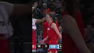 Caitlin Clark Leaves Game To Ovation During Huge Road Win Over Chicago Sky  Indiana Fever