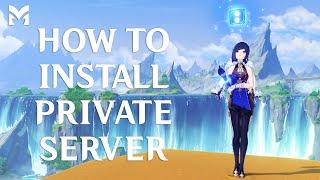 PRIVATE SERVER TUTORIAL YuukiPS - PC  GENSHIN IMPACT 2024