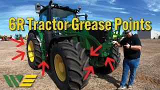 ALL Grease Points on John Deere 6R Tractors