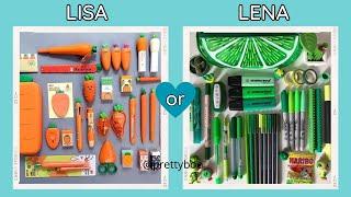 LISA OR LENA  PRETTY SCHOOL AND ART SUPPLIES ️️@prettyboo_