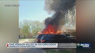 One killed in explosion in east Wichita