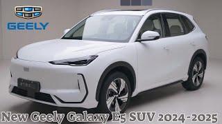 With White Design Color  New Geely Galaxy E5 SUV 2024-2025
