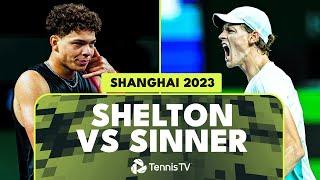 Jannik Sinner vs Ben Shelton THRILLER ‍  Shanghai 2023 Extended Highlights