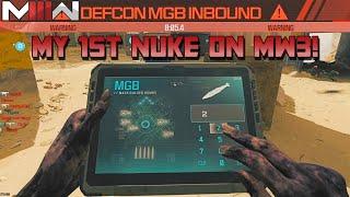 MY 1ST NUKE ON MW3 2023 THE HOLGER MARKSMAN RIFLE IS INSANE RUST GAMEPLAY MGB