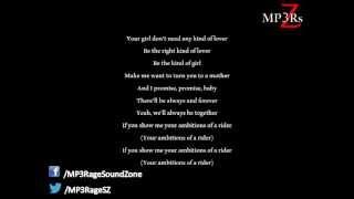 Ace Hood - Rider ft. Chris Brown Lyrics On Screen