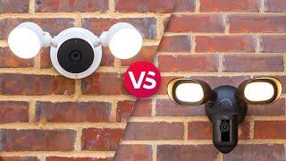 Google Nest vs Amazon Ring Floodlight Cams Push back the night