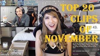 TOP 20 BEST MOST POPULAR TWITCH CLIPS OF NOVEMBER