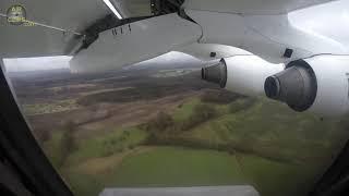 AMAZING Flap and Engine View Avro RJ100 BAe 146-300 landing in Malmö  AirClips