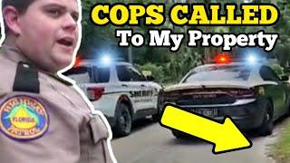 COPS CALLED after SHE DESTROYED MY PROPERTY