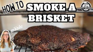 HOW TO SMOKE A BRISKET  Foil Boat Brisket on the Pit Boss Pro Series Elite Vertical smoker