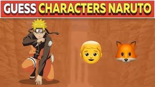 Guess Character Anime Naruto by Emoji  Quiz Challenge  Anime Challenge