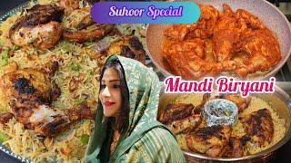 Chicken Mandi Biryani for Suhoor  Indian Style Chicken Mandi  Ramadan  Iftar Recipes