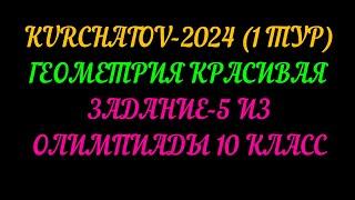 ОЛИМПИАДА КУРЧАТОВ. 2024. 1 тур .10 класс