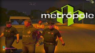 Quase fui preso na fronteira pra detroit no metroville   metropole gta rp #2 #gtarp