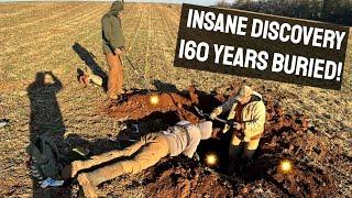 SHOCKED Metal Detecting 160 Year Old Civil War site