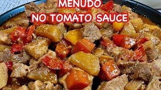 BEST  PORK MENUDO WITHOUT TOMATO SAUCE - A Flavorful Twist  So quick and easy to make