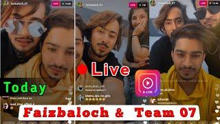 Faizbaloch & team 07 live on Instagram Today  Team 07 Live dance video  Team 07 Live video