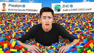 Building whatever YouTubers tell me out of LEGO