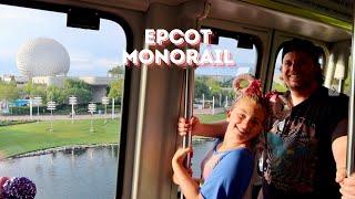 LETS RIDE THE MONORAIL *EPCOT DAY* {FAM VLOG}