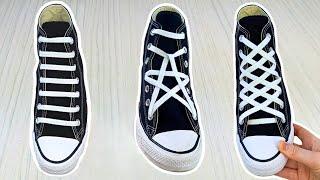 3 Converse Shoe Lacing Styles  - Cool Ways To Lace Converse