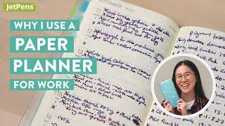 How to Use a PAPER Planner for Work  Stephanies Hobonichi Techo Weeks Functional Planner