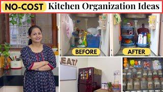 10 CLEVER Kitchen Organization Ideas  No-Cost Home & Kitchen Organization Hacks  Urban Rasoi