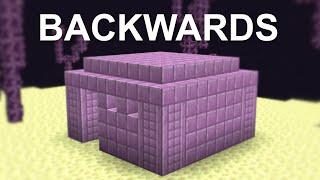 I Tried To Beat Minecraft Backwards