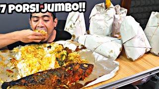 MUKBANG 7 BUNGKUS NASI PADANG PORSI JUMB0