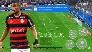 OFICIAL O MELHOR JOGO DE FUTEBOL NA PLAY STORE 2024 COM GRÁFICOS ABSURDOS E MODO CARREIRA