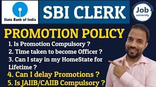 SBI Clerk Promotion  Clerk To Officer To Branch Manager