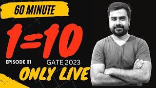 60 Minute  1=10  GATE 2023  Episode 01  Most Expensive Session for GATE EE EC IN Aspirants