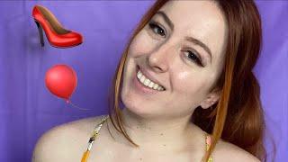 Hot ASMR  Popping Balloon With High Heels