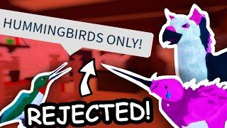 GETTING REJECTED on Feather Family Roblox