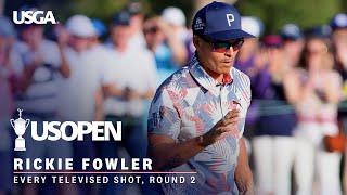 2023 U.S. Open Highlights Rickie Fowler Round 2  Every Televised Shot