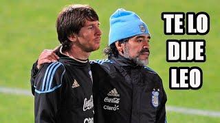 El día que Maradona anticipó cómo sería el final de Messi en el Barcelona y su fichaje por el PSG