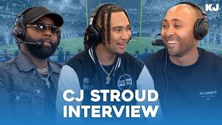 CJ Stroud Opens Up About His Upbringing Tough Playoff Loss & His Rookie Season  Radio Row