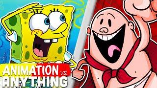 SpongeBob SquarePants vs Captain Underpants - Rap Battle ANIMATION VS ANYTHING CH. II