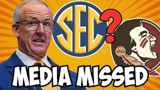 BREAKING FSU & SEC BOMBSHELL AFTER Greg Sankeys UPDATE   Conference Realignment