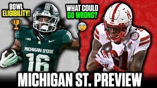 WHY NEBRASKA WILL BEAT MICHIGAN ST. TO GET BOWL ELIGIBLE GAME PREVIEW & PREDICTION