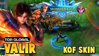 Valir KOF Skin Gameplay  Valir Best Build 2024  Mobile Legends