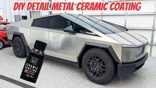 Ceramic Coating Our Tesla Cybertruck With DIY Detail Metal Coating