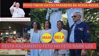 FESTA KAZAMENTU FETO HO FETO RAME LOS HALO POVO TIMOR DOKO ULUN