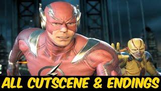 Injustice 2 All The Flash Cutscenes & ENDING