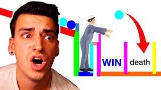 THE CRAZIEST BALL THROW LEVELS Happy Wheels