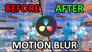 How to add Motion Blur RSMB to your video WITHOUT PLUGINS FOR FREE DaVinci Resolve 18