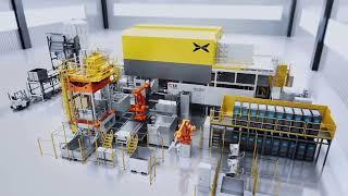 Gigapress die casting machine 7000T applied in XPENG speed up EV manufacturing  LK Machinery